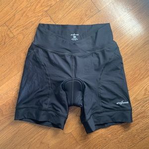 SheBeest black padded bike shorts